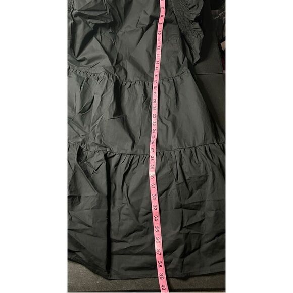 English Factory Ruffled Dress with Smocking Detail - Picture 7 of 12